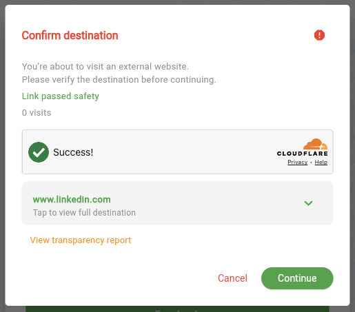Bot and accidental click protection